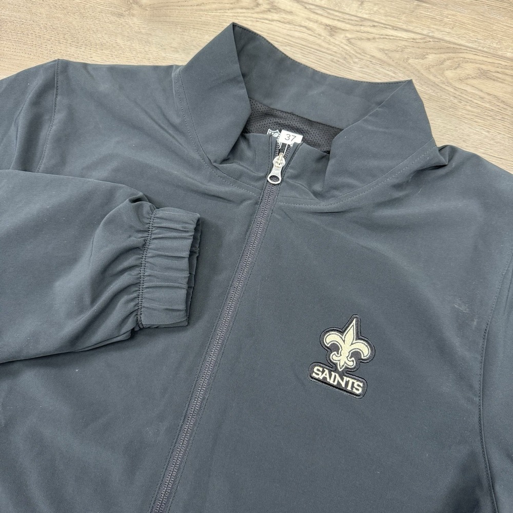 New Orleans‎ Saints Nike Full Zip Jacket Men's Sz L Player Issue #37 Football
